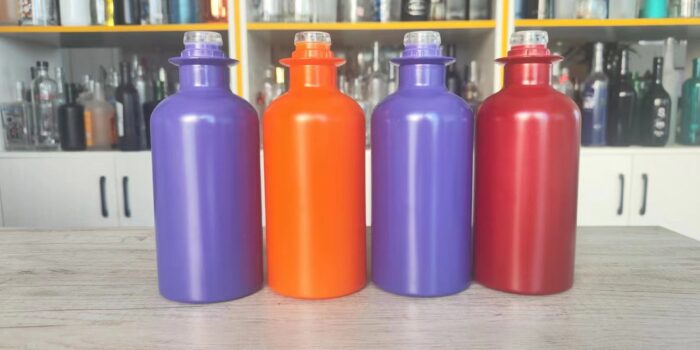 Customized Colored Gin Glass Bottle Liquor Bottle - HIKING Bottles ...