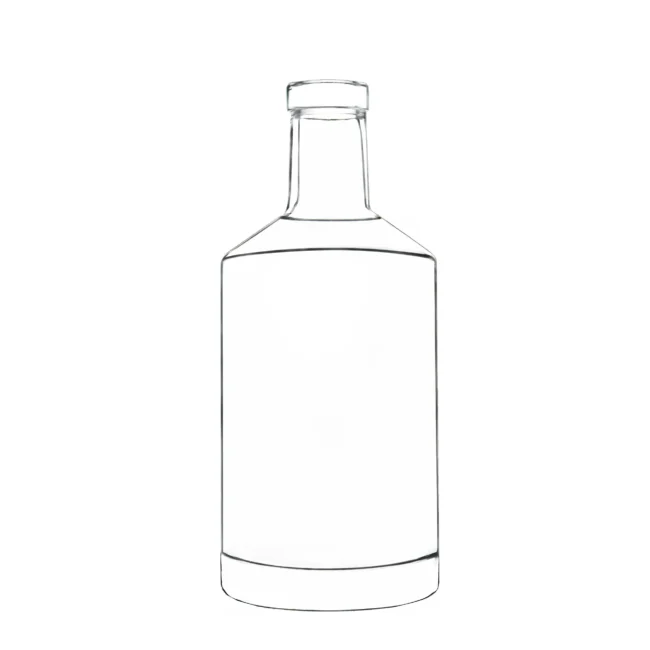 700ml vodka brandy glass bottles