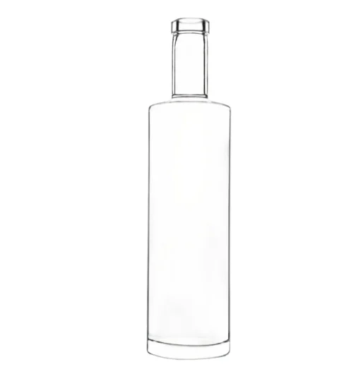 700ml Round Liquor Bottle Glass Bottle Supplier