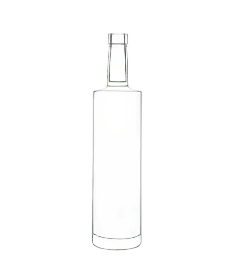 Extra White Free Sample Bottle Tall Round Liquor 700ml Bottle