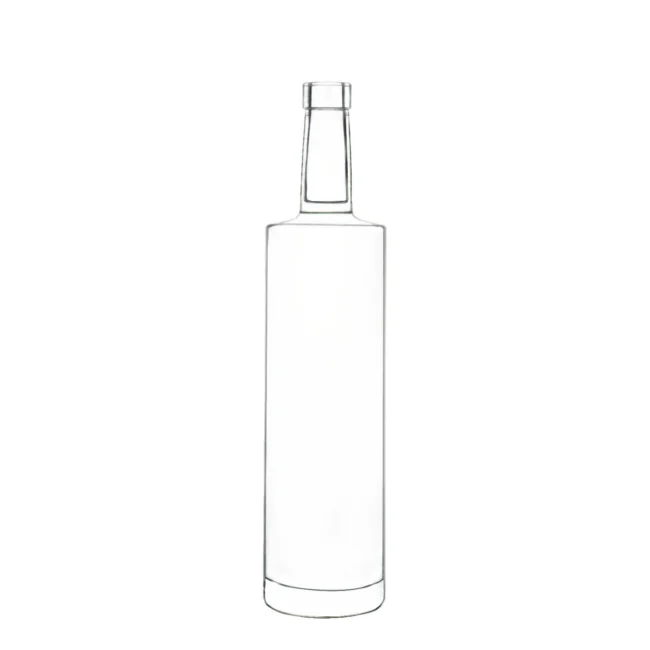 Tall Round Extra White Free Sample Bottle liquor 700ml Bottle