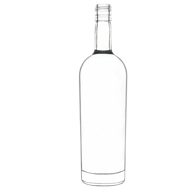 700ml vodka glass bottle