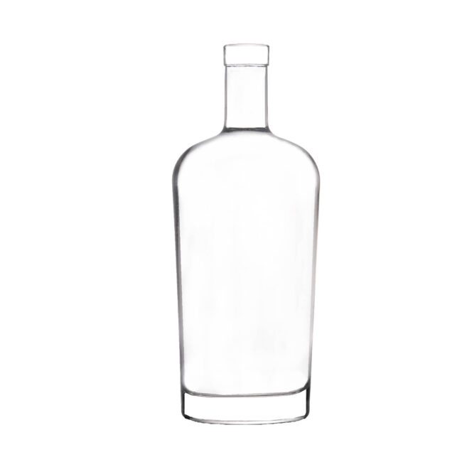 750ml empty glass bottle