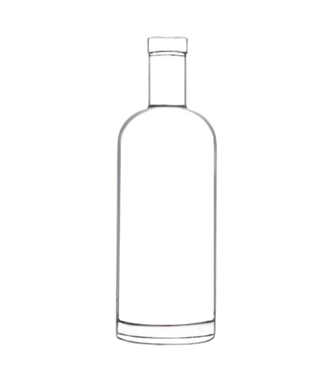 High Quality 750ml Liquor Bartop Glass Bottle