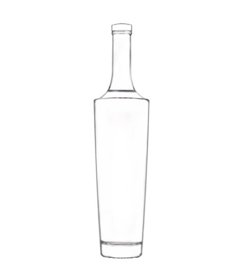 Wholesae 750ml Unique Spirits Glass Bottle