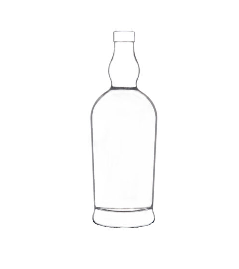 Wholesale Custom Shape Glass Vodka Bottle