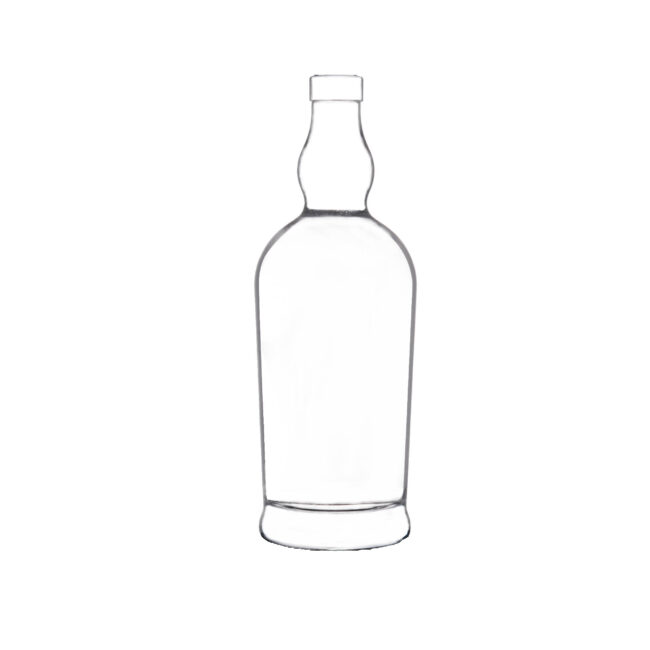 Custom Shape Glass Vodka Bottle