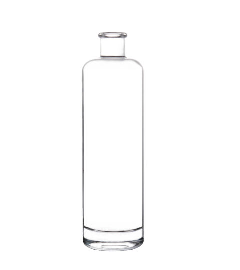 Extra White Glass Material Round 500ml Liquor Bottle