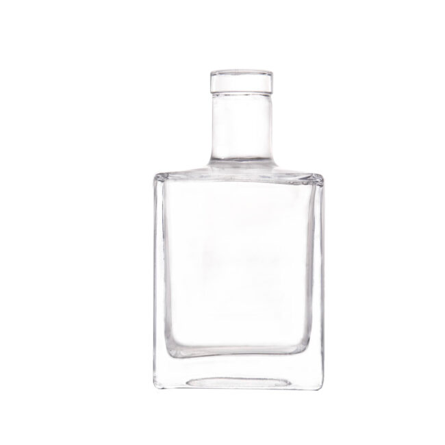 Square Liquor Glass Bottle