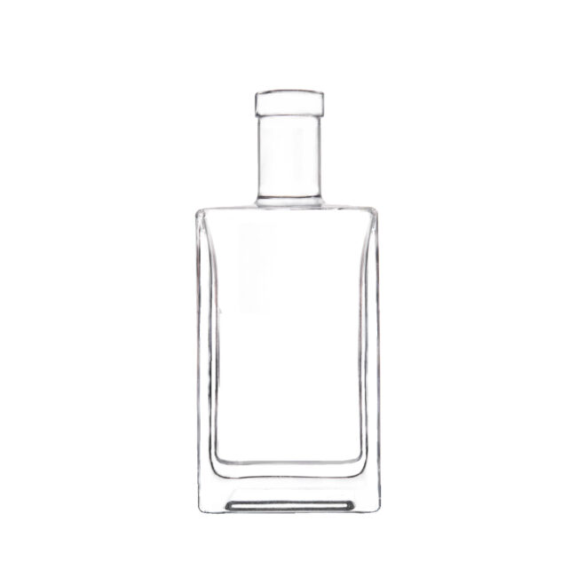 750ml Transparent Glass Bottle