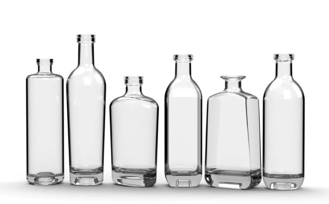 differet vodka bottle shapes