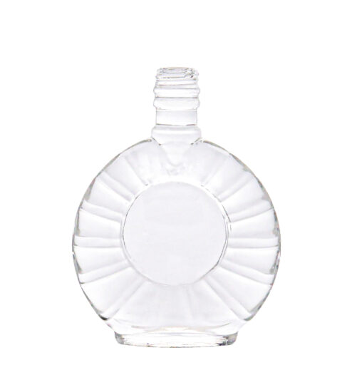 130ml Wholesale Small Size Flat Brandy Liquor Bottles