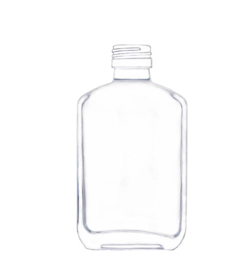 Super Flint Glass Small Bottles For Spirits