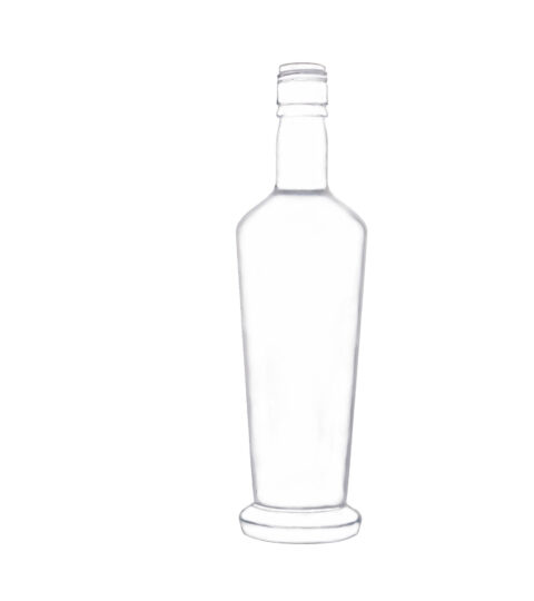 250ml Wholesale Custom Empty Glass Bottles With Ropp Top