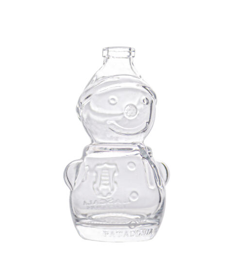 300ml Wholesale Snowman Shape Unique Glass Bottle