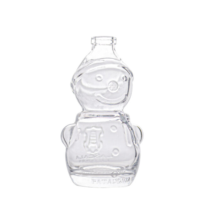 Snow Shape Glass Bottles
