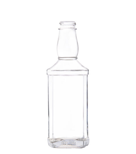 375ml Extra Flint Glass Whiskey Custom Glass Bottle