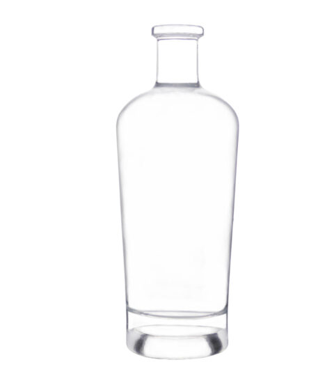 High End 750ml Elegant Round Gin Bottle Manufacturer