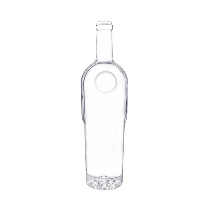 Custom Embossed Liquor Glass Bottle