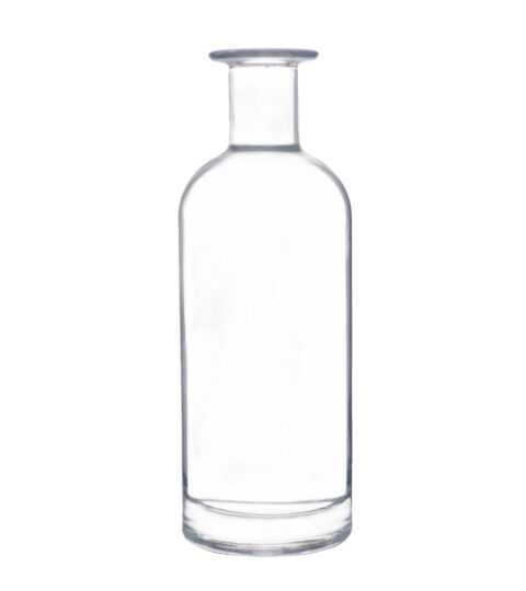 750ml Fancy Glass Bottle With Big Bottle Mouth