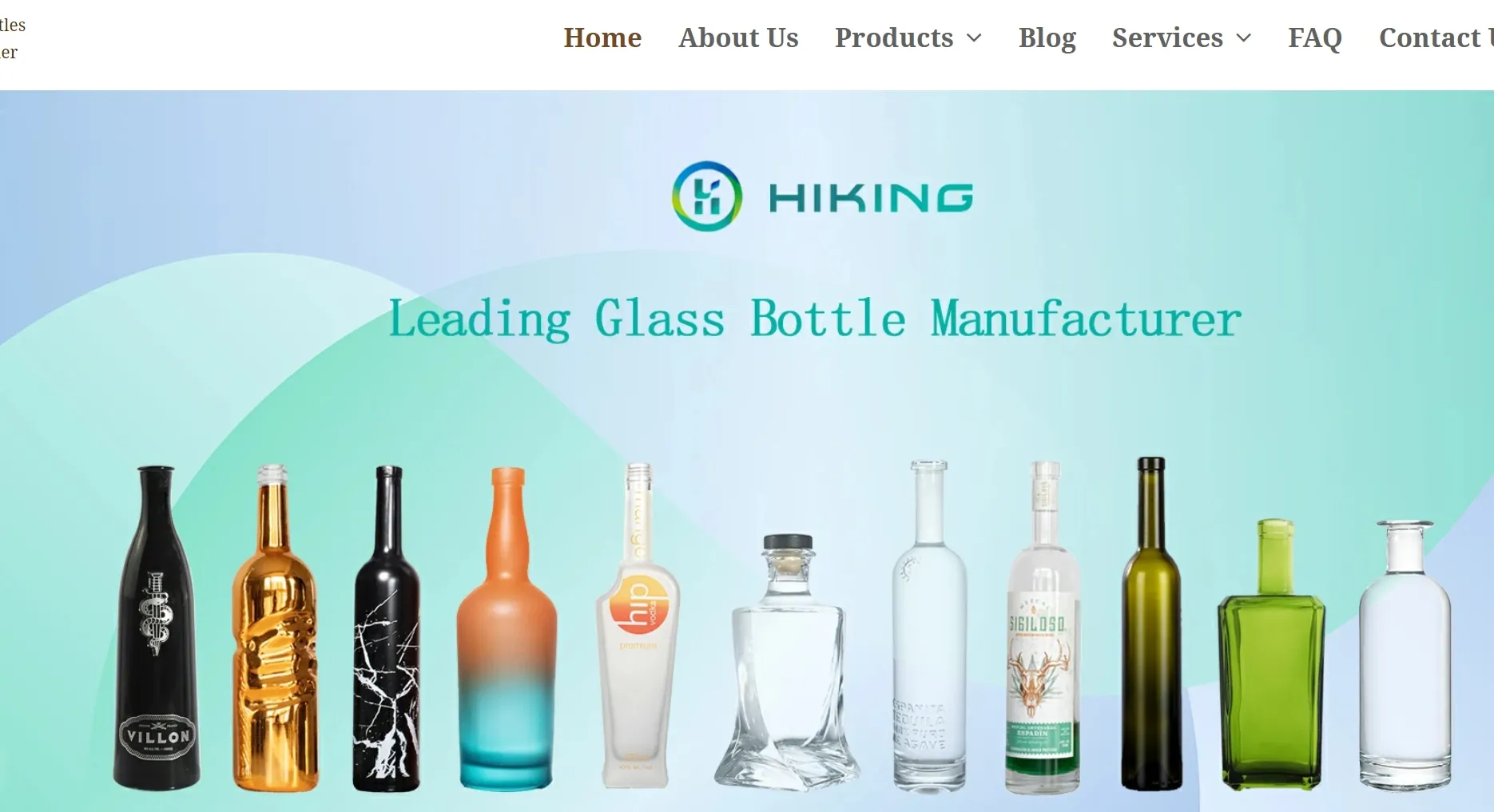 glass bottle supplier