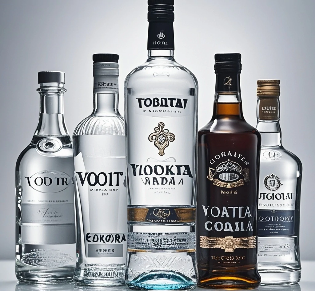 vodka bottles