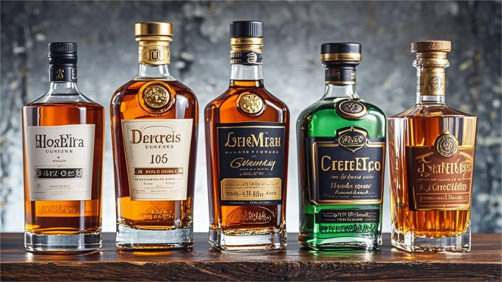 customized label whiskey glass bottles