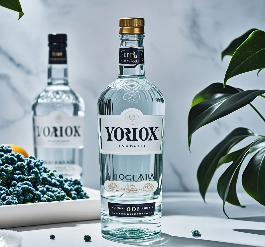 vodka 750ml extra flint glass bottles