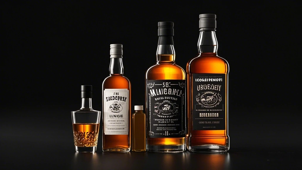 Some whiskey brands opt for classic brown or black packaging with gold accents to evoke a sense of timeless elegance.