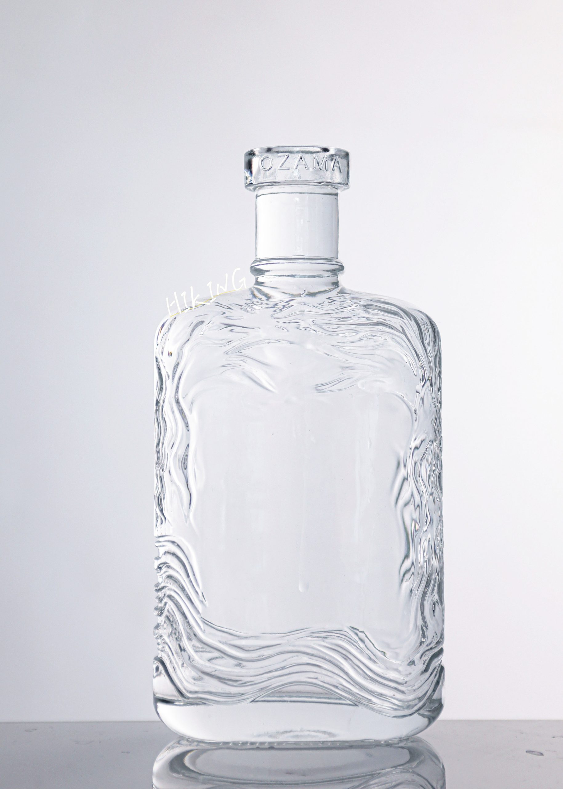 premium gin glass bottle