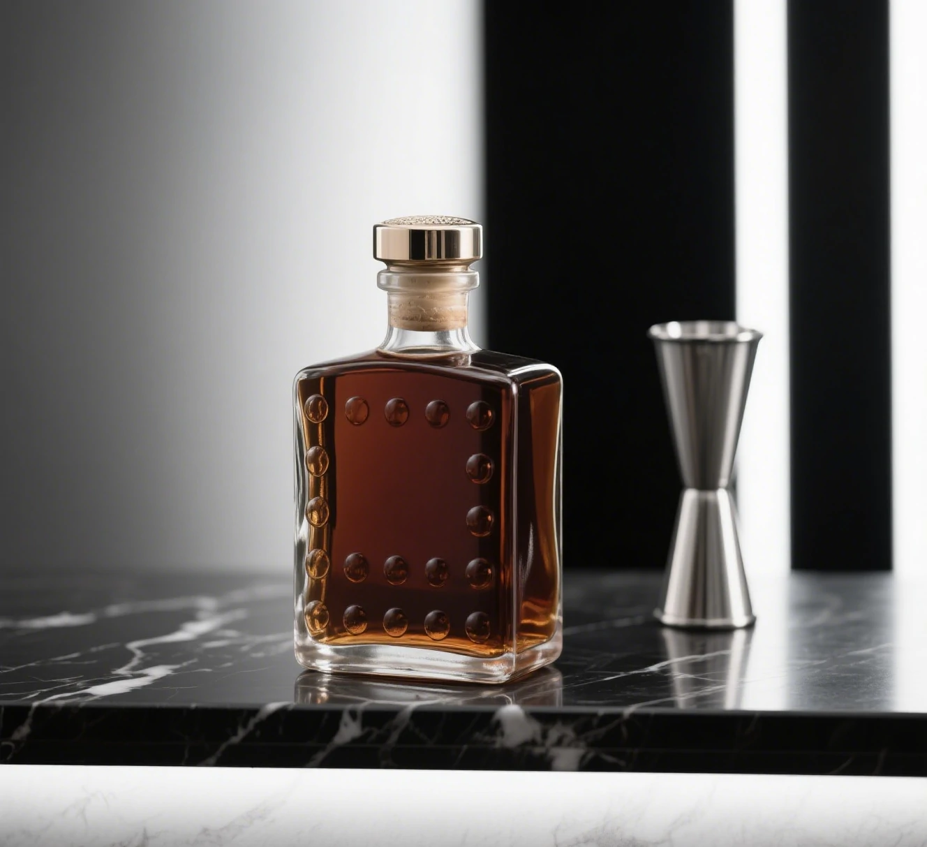 customized liquor spirits glass bottles