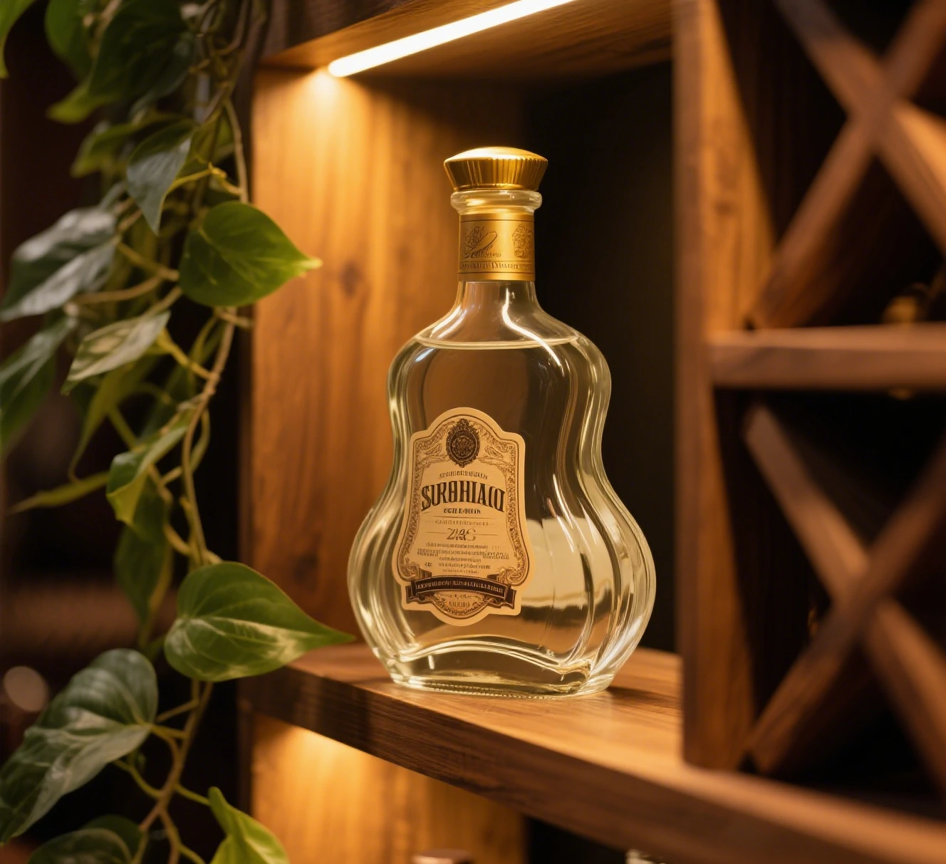 unique shape vodka glass bottles