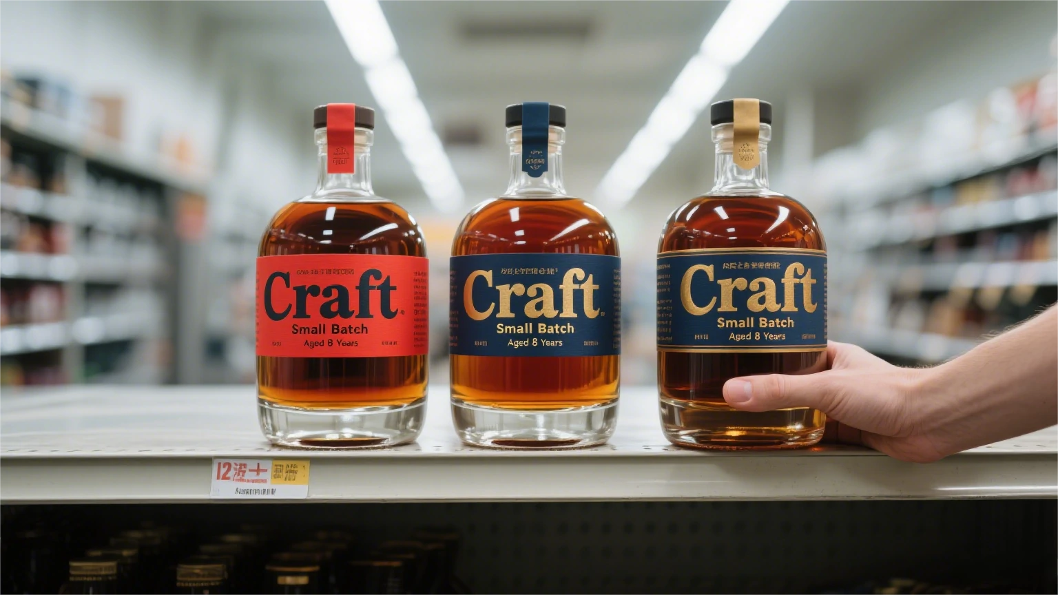 north america spirit glass bottle