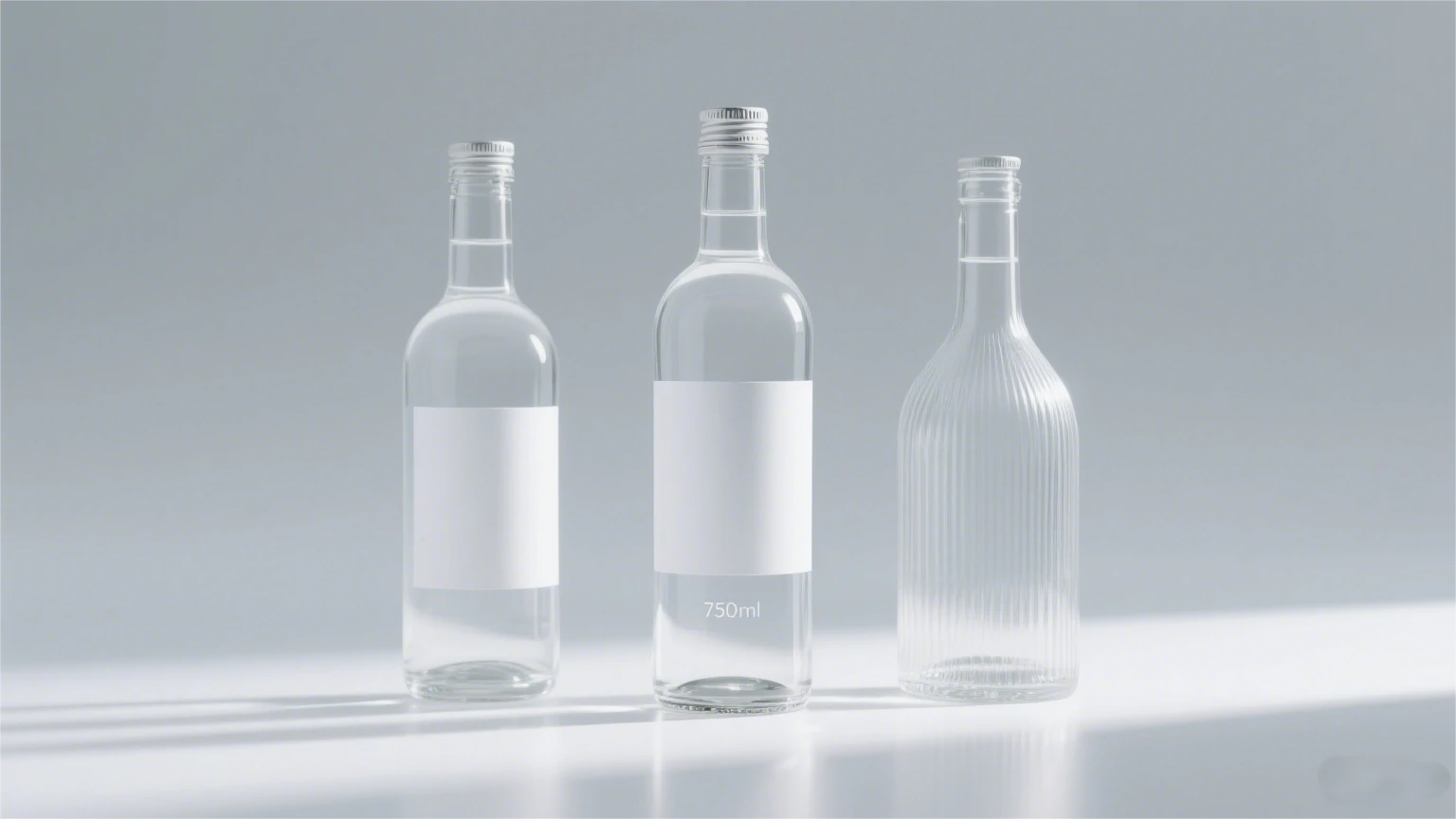 750ml Premium Vodka Bottles