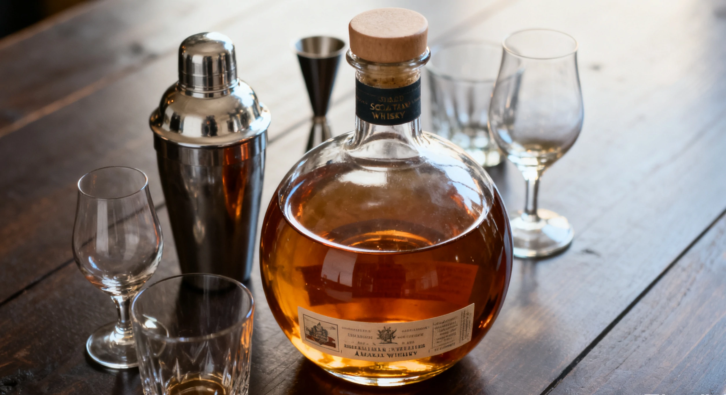 Popular whiskey Bottle