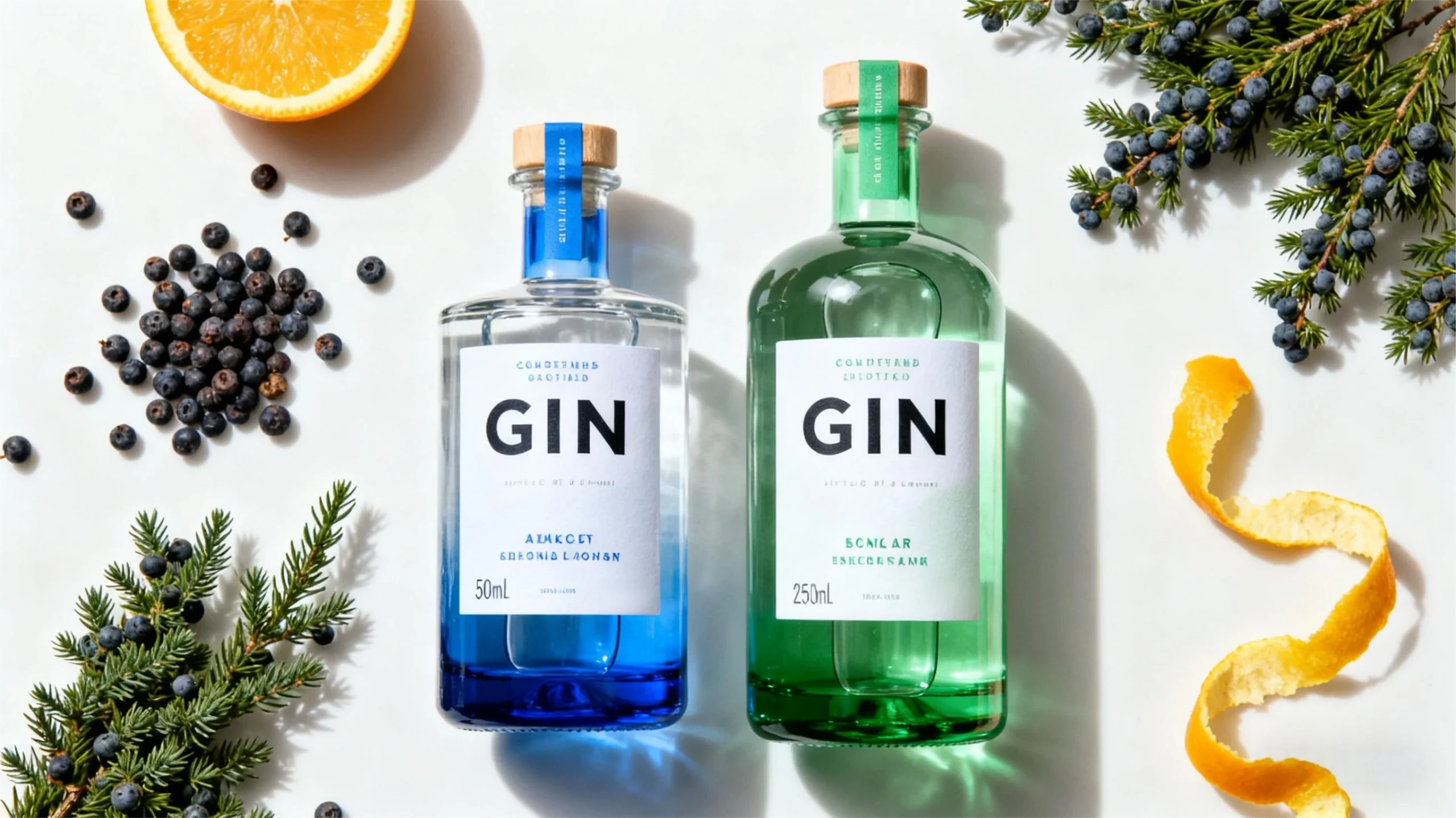 Gin is similar to vodka in terms of bottle sizing, with 750ml being the most popular size.