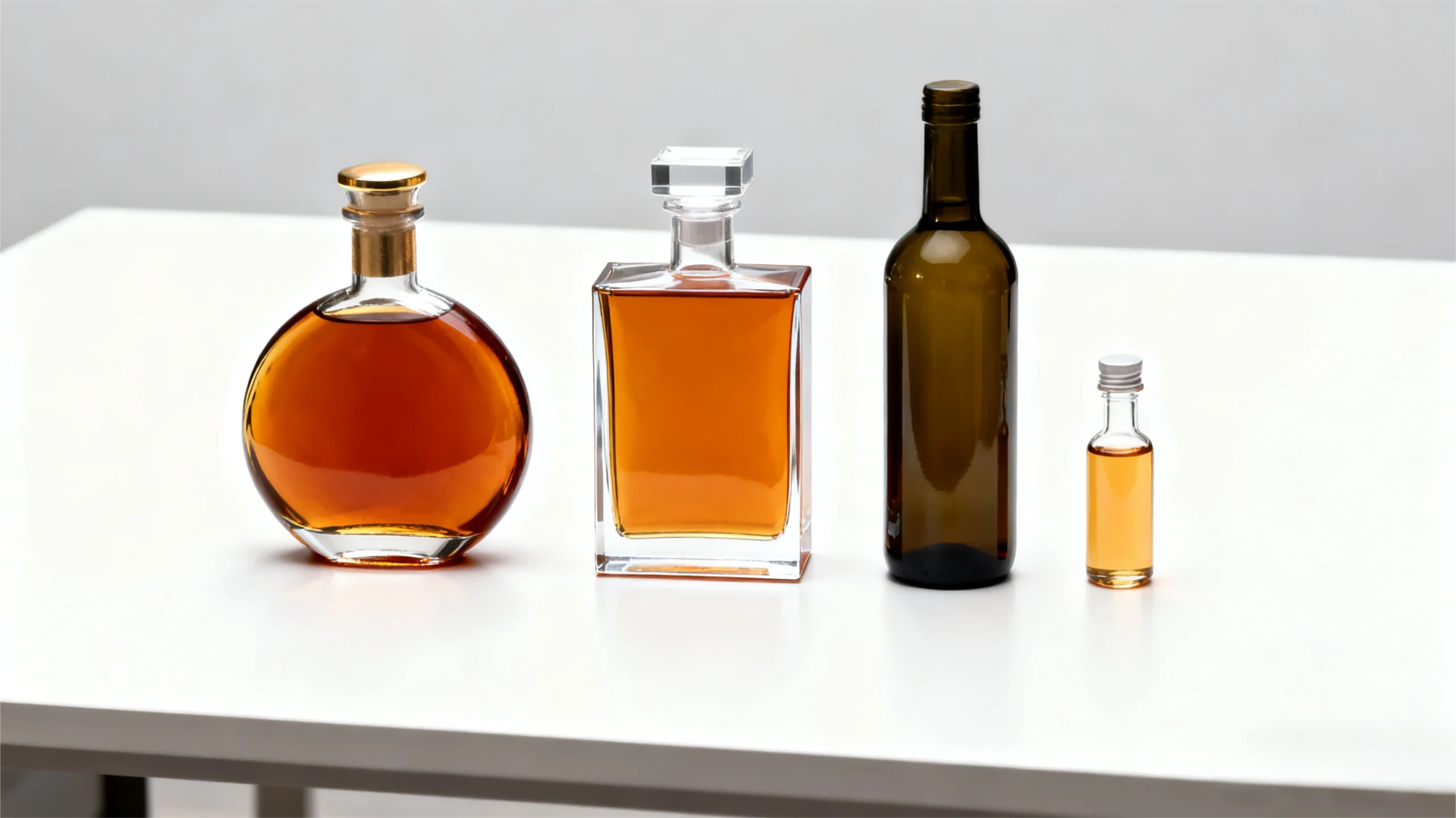 Before choosing spirit bottles, consider the type of spirits you produce.