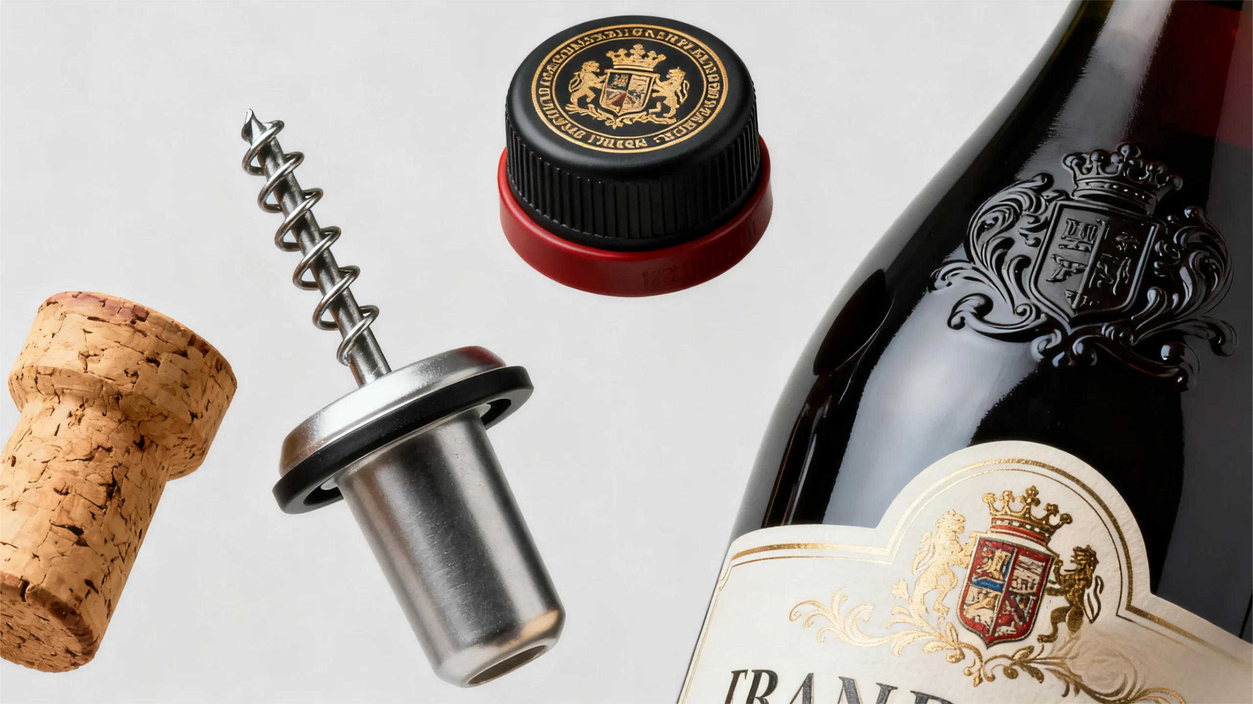 Closures are important for sealing and branding spirit bottles.