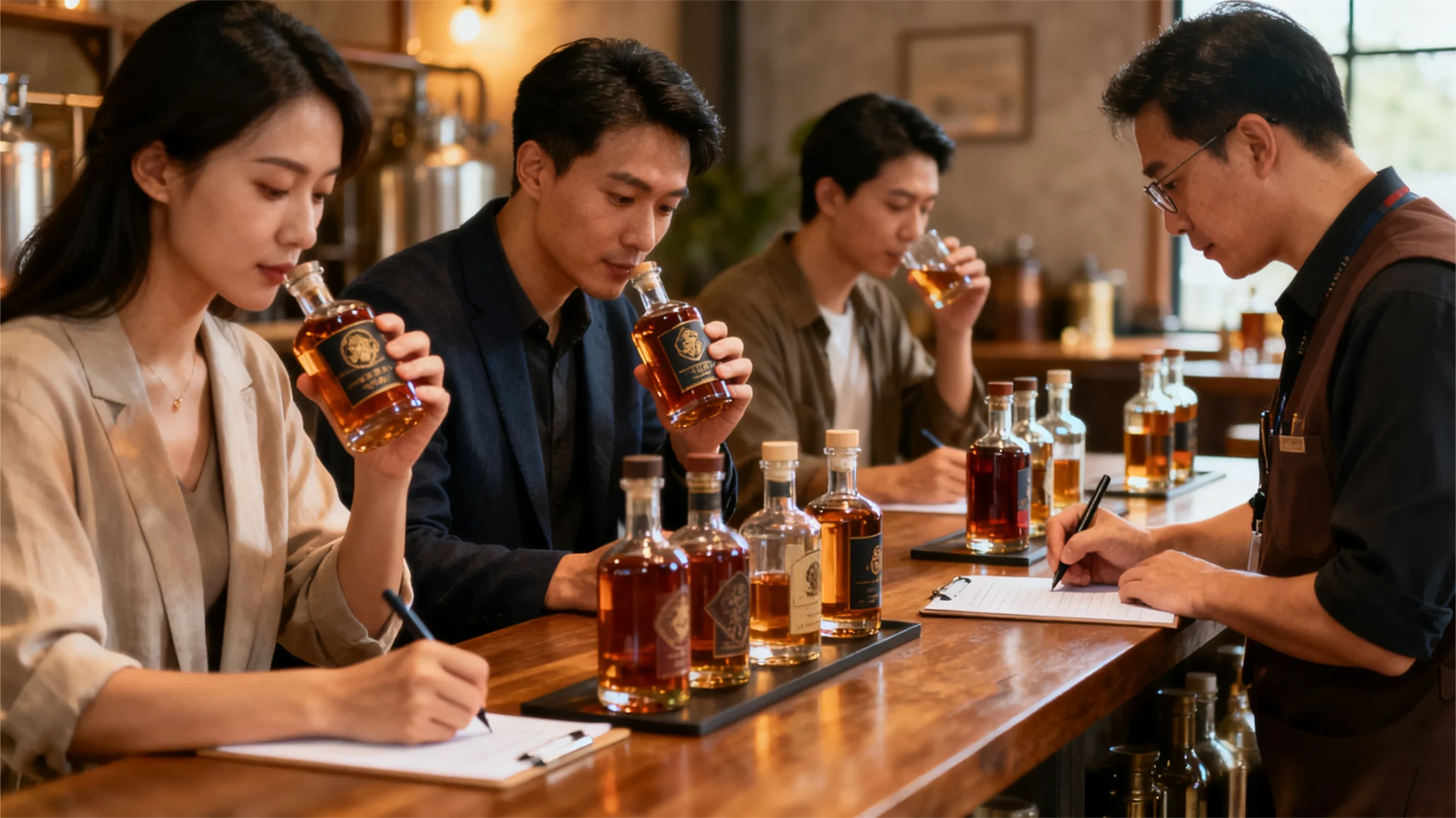 Once you select your spirit bottles, test them with your actual products and customers.