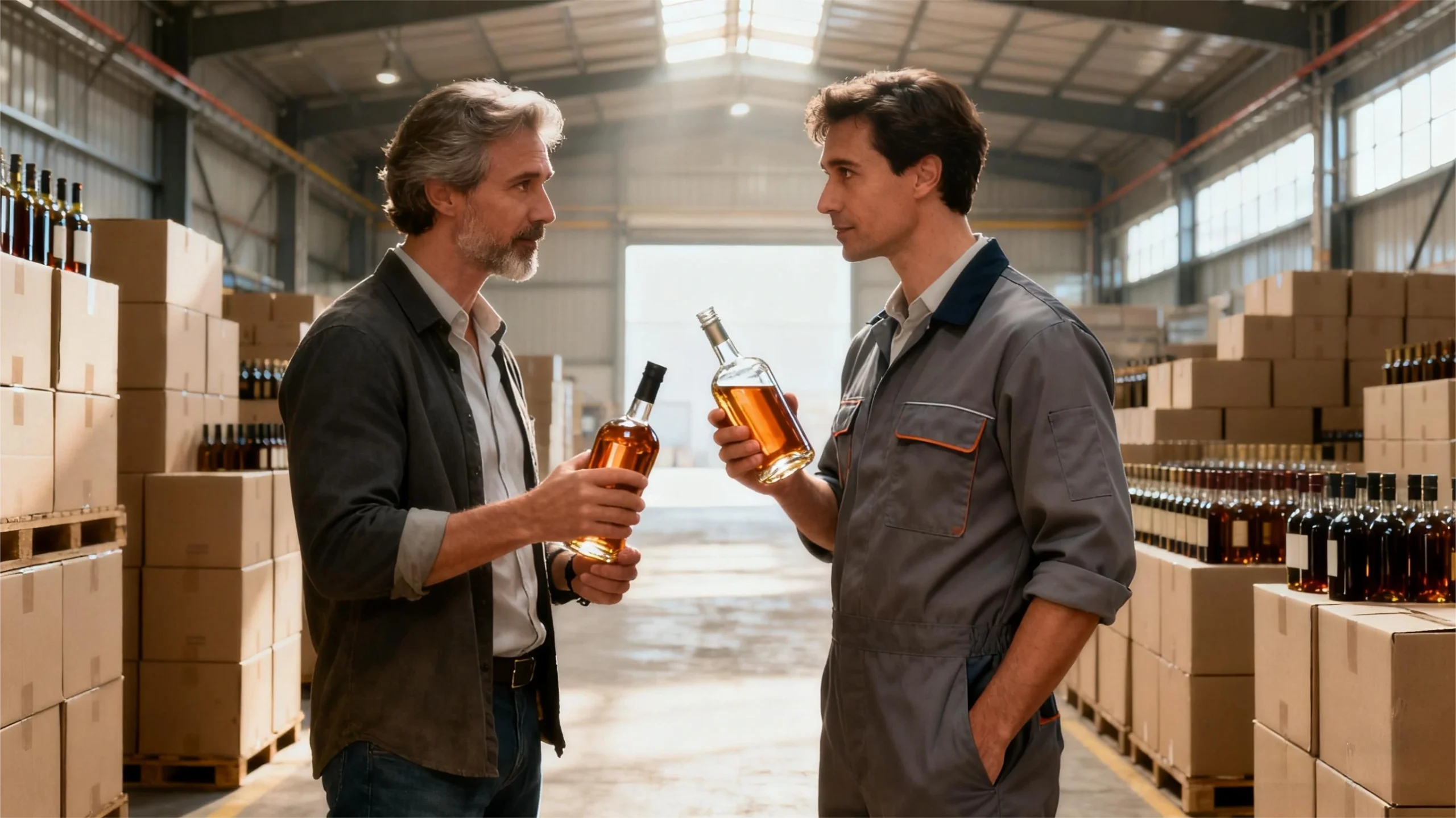 Finding good suppliers for spirit bottles is key.