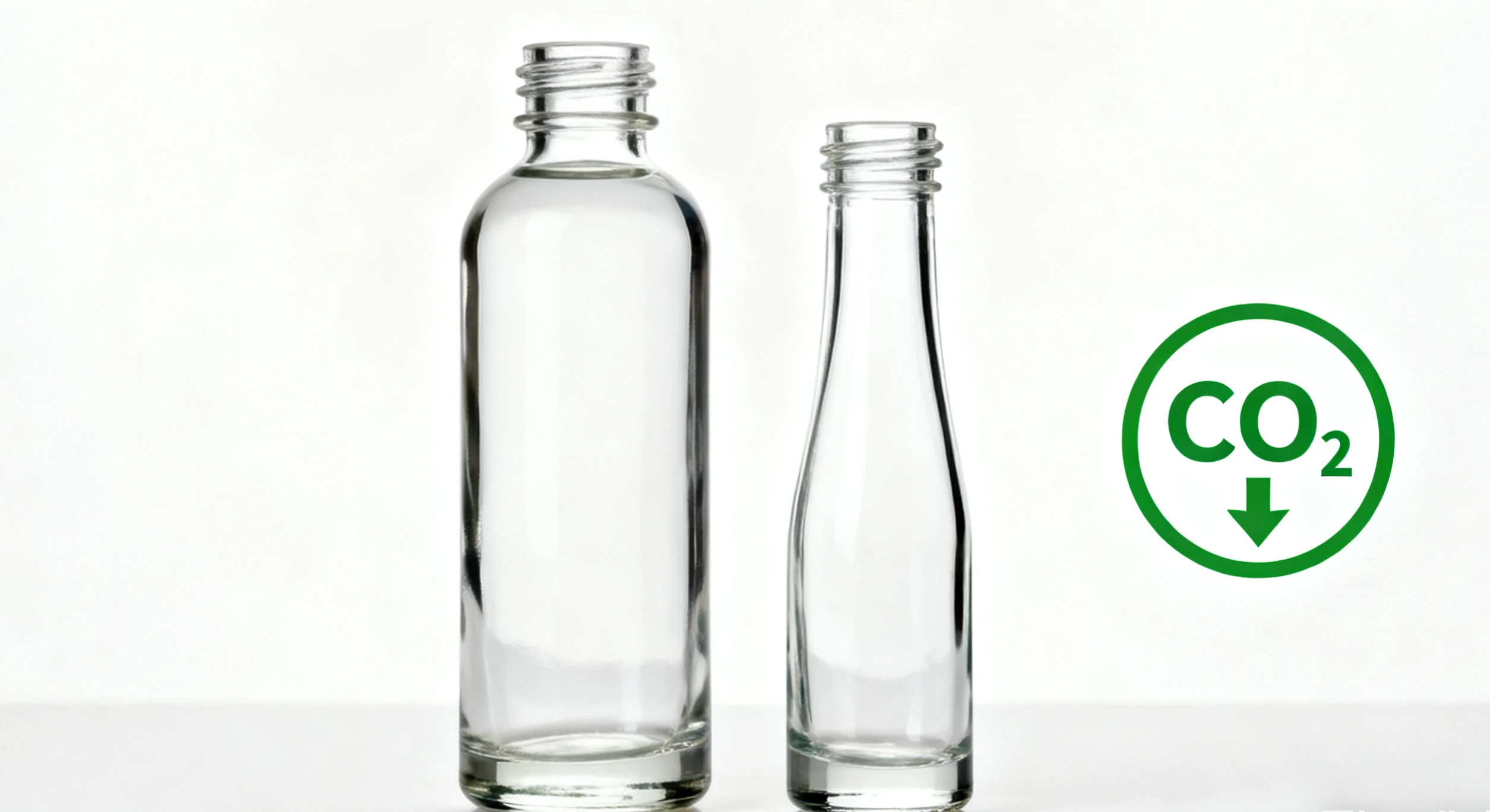 recyclable glass bottle