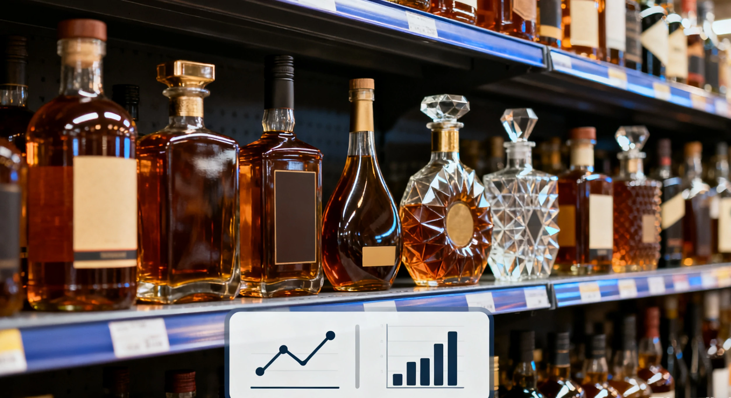 popular whiskey glass bottle