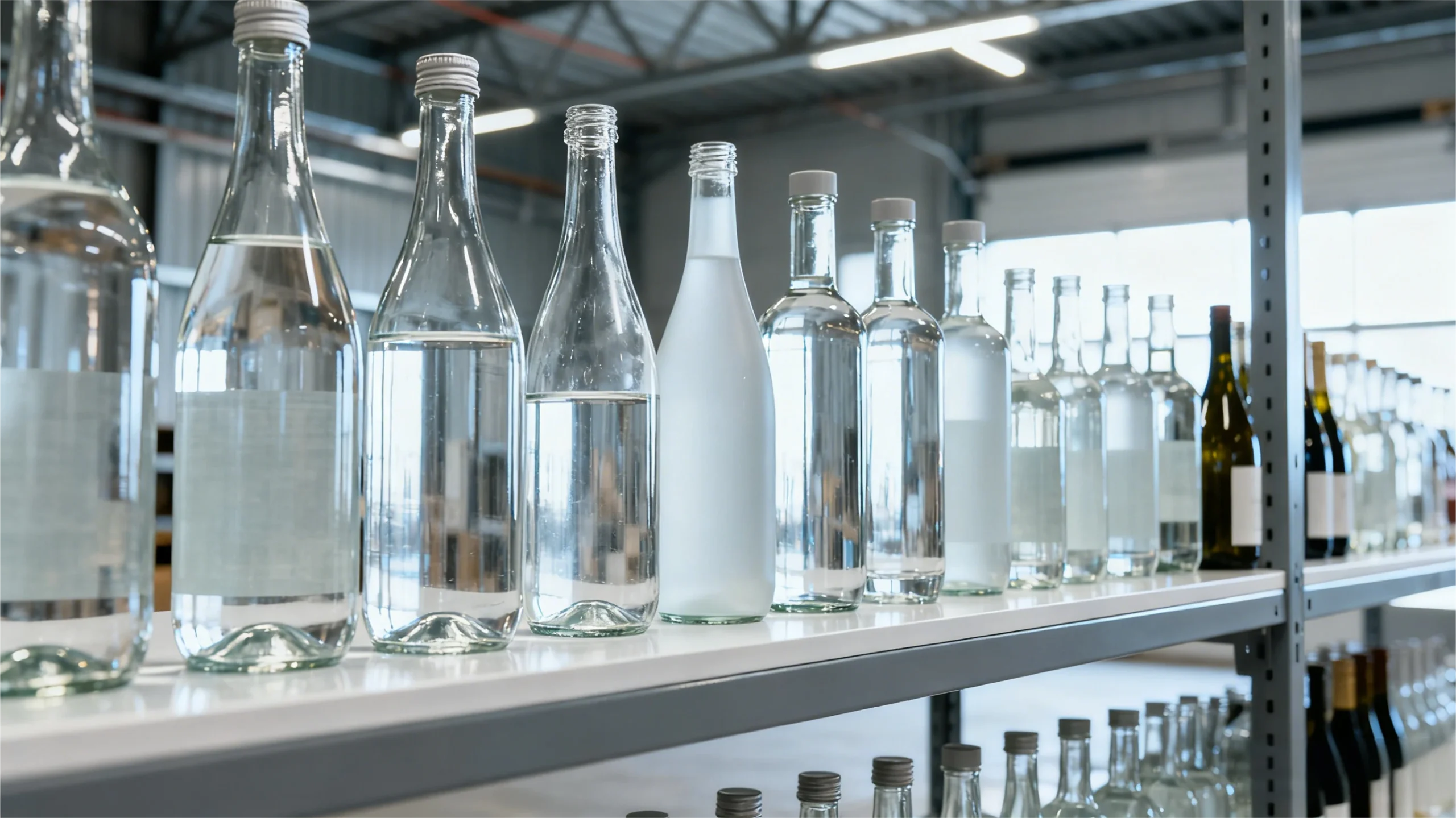 Whiskey bottles come in many shapes, sizes, and materials.