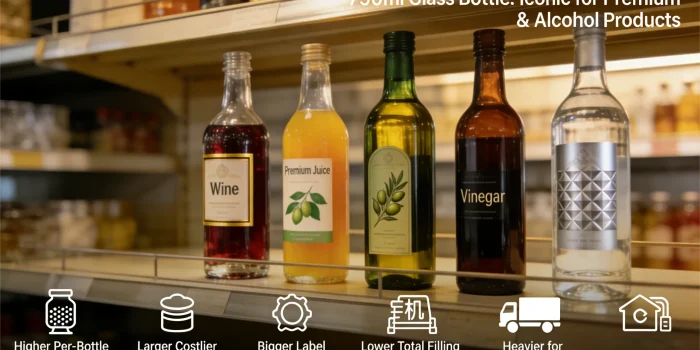 Hot Sale Glass Bottle For Vodka Gin Rum Brandy