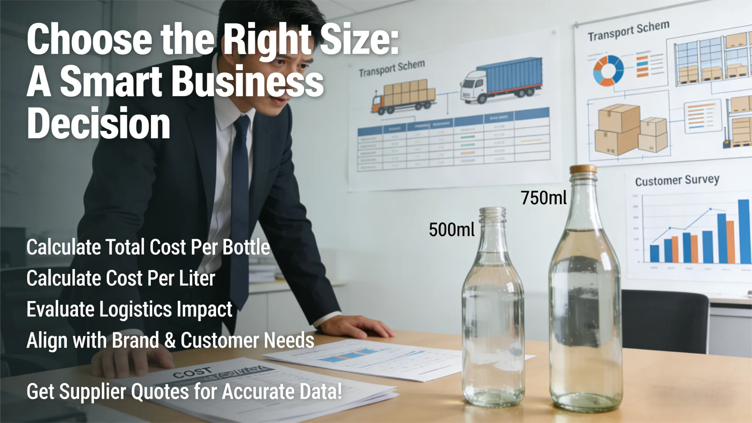 choosing the right glass bottle size for vodka