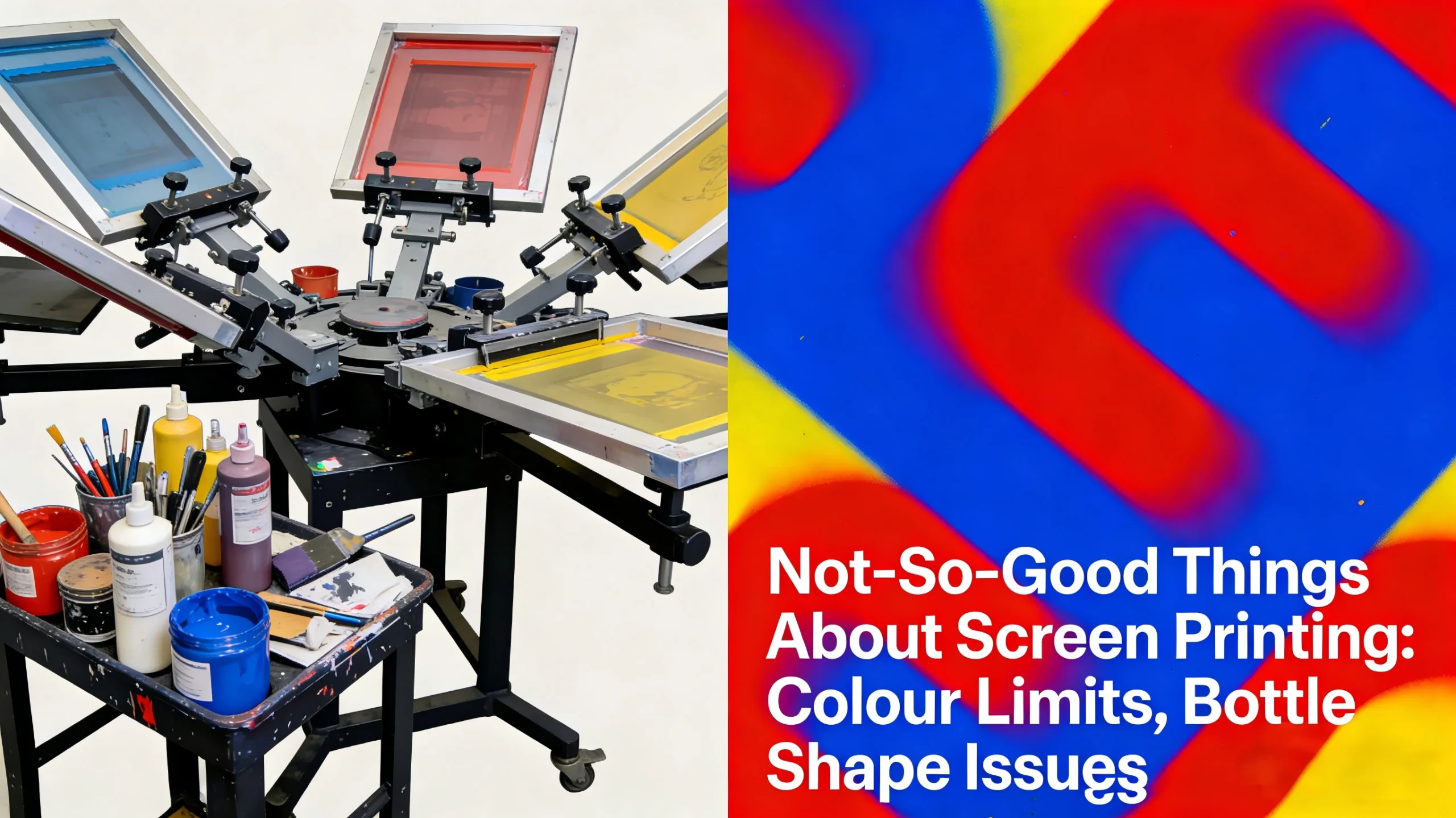 Not-So-Good Things About Screen Printing