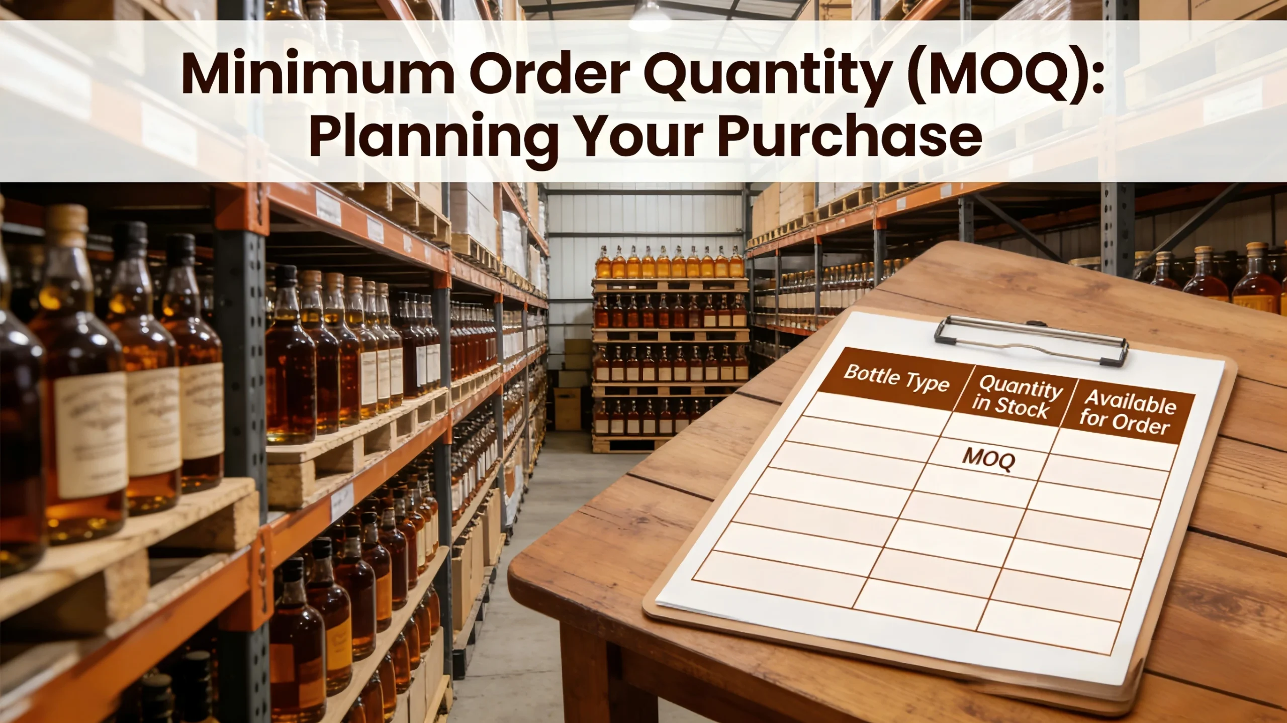 Most whiskey bottle factories set a minimum order quantity (MOQ) to cover production costs.