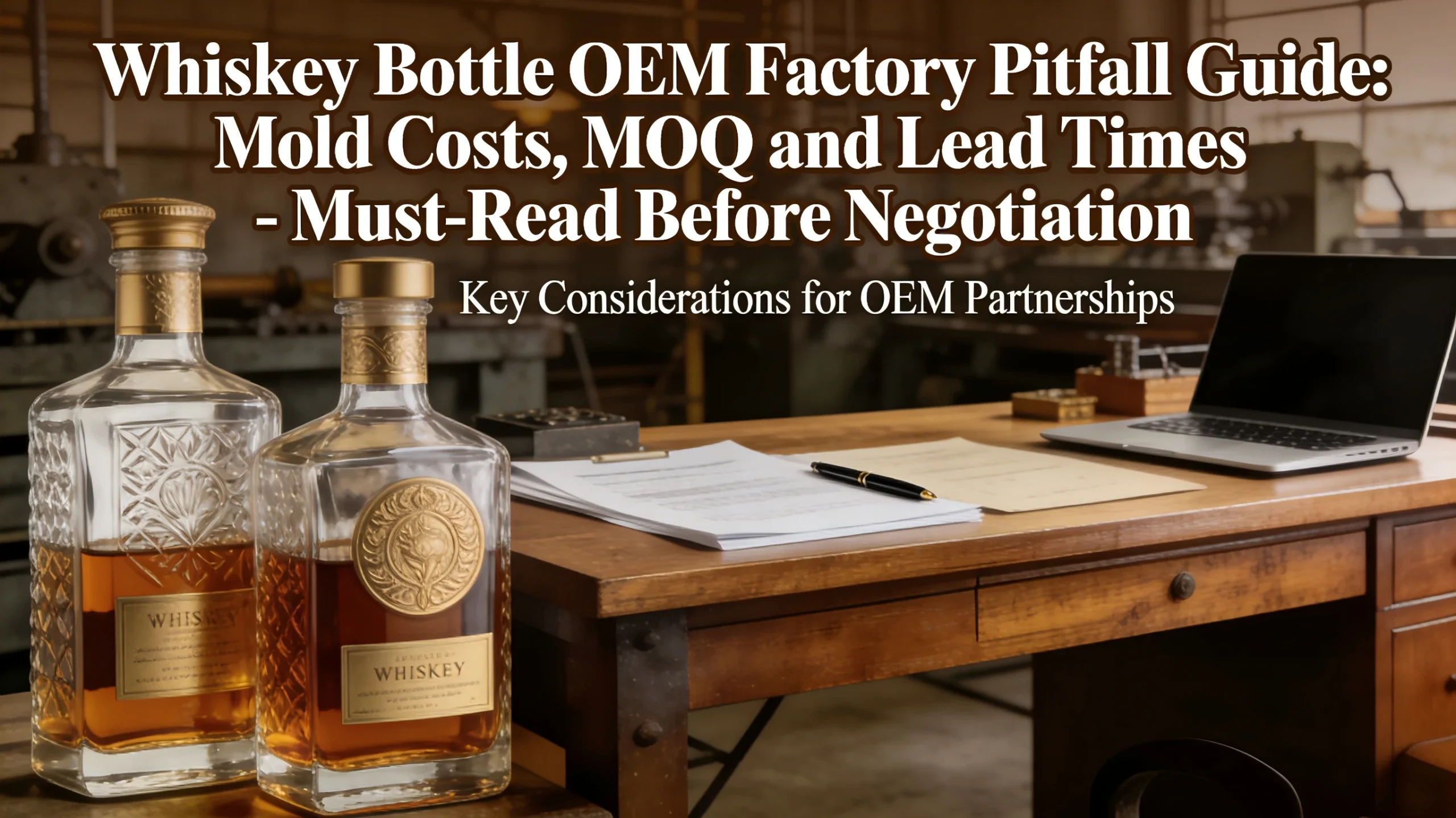 When working with a whiskey bottle factory for your OEM needs, understanding key factors like mold costs, minimum order quantity (MOQ), and lead times is crucial.