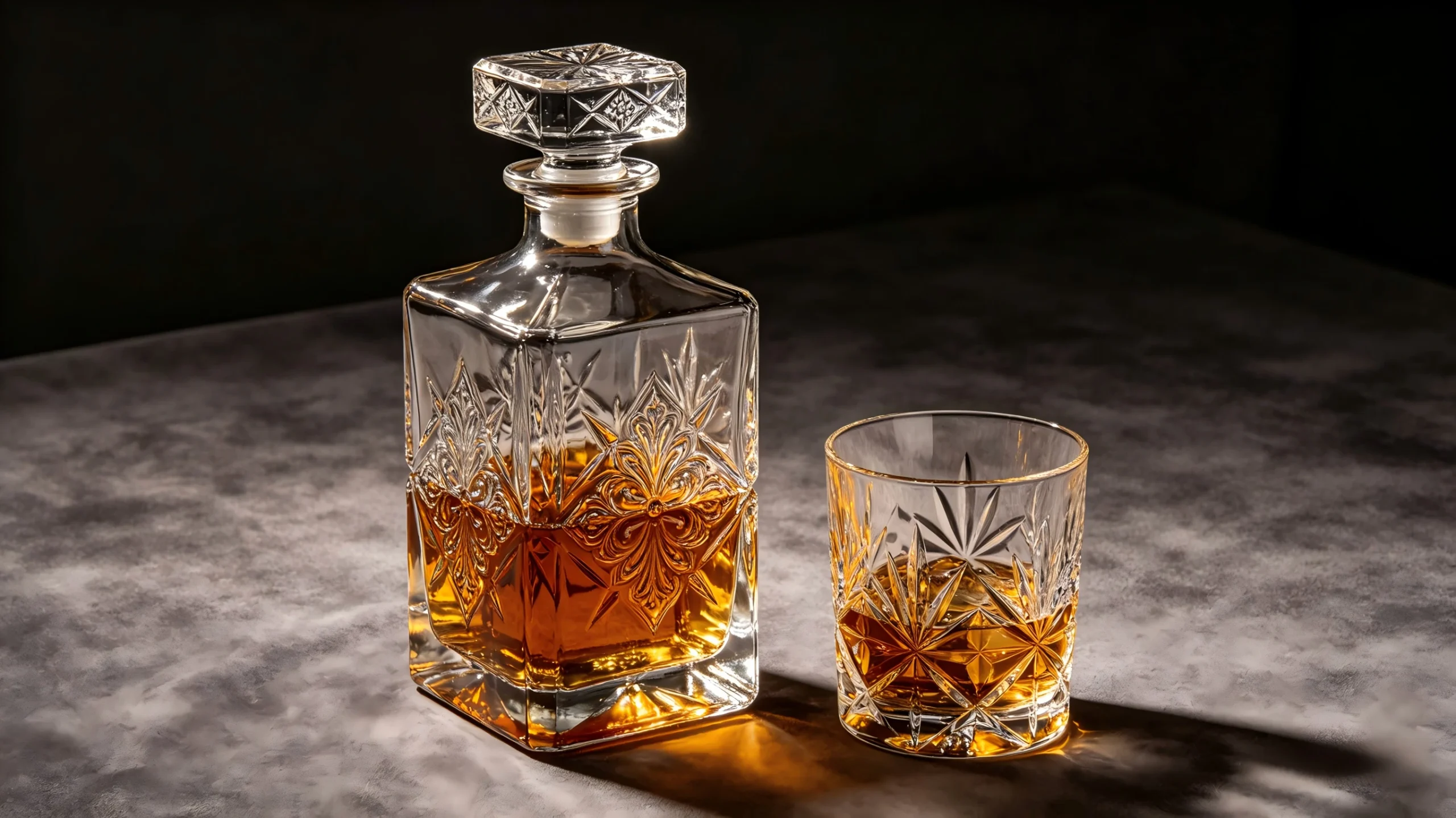 Custom Embossed Whiskey Glass Bottle