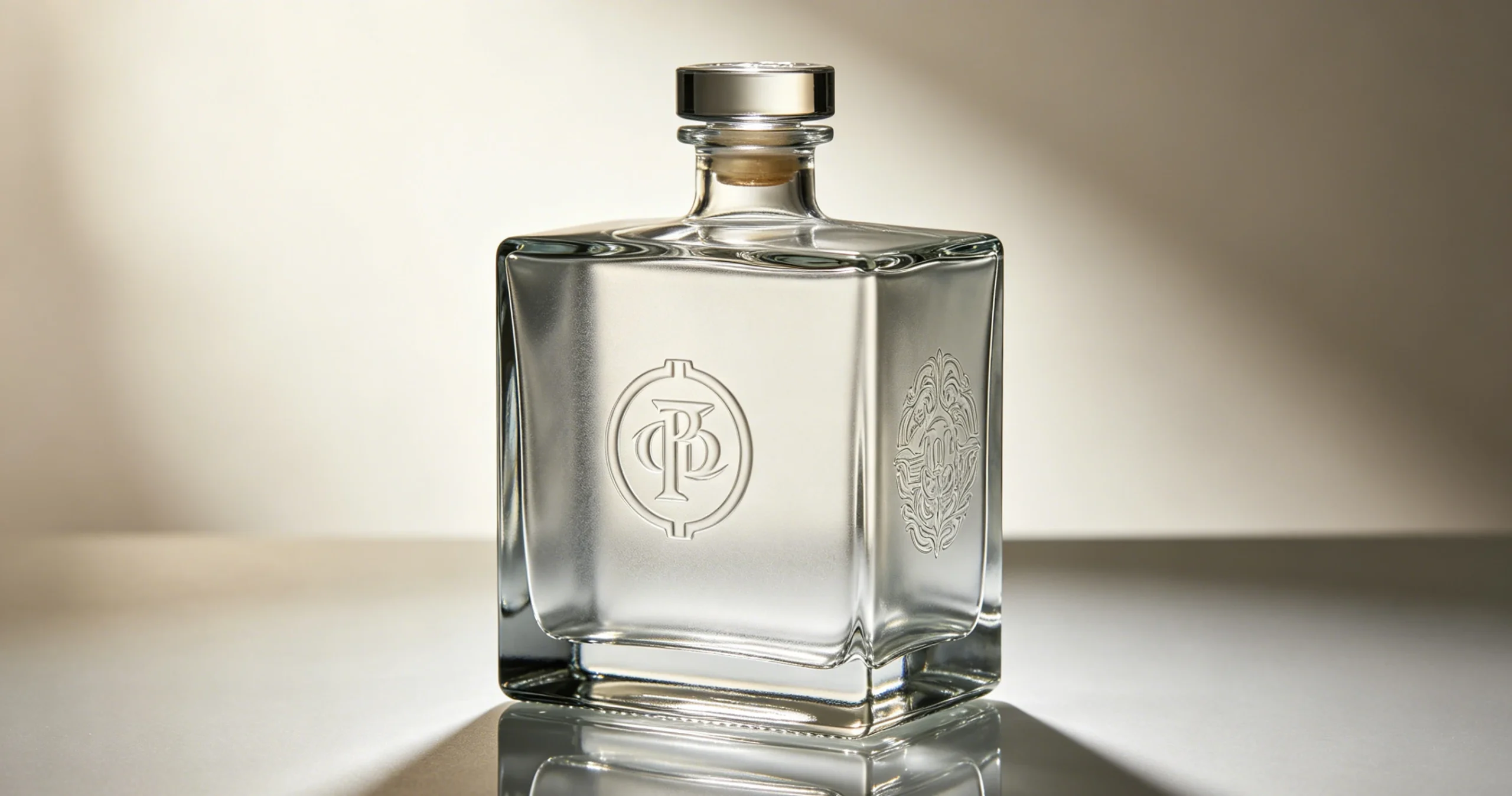 700ml Glass Liquor Bottle